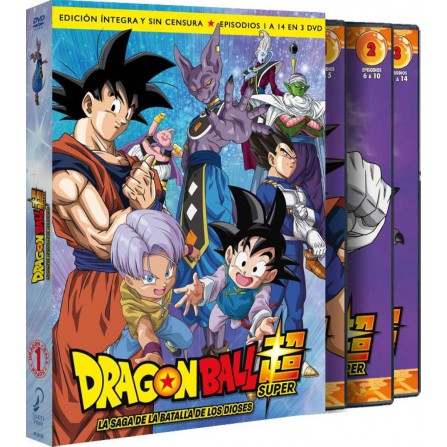 Dragon Ball Super Box 1 - La saga de la batalla de los Dioses - BD