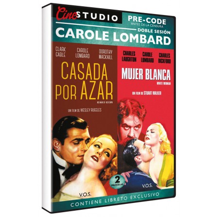 Doble sesión Carole Lombard - Casada por Azar + Mujer Blanca - DVD