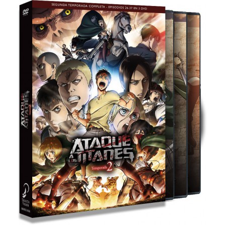 Ataque a los Titantes (2ª Temporada Episodios 1 a 12) - BD