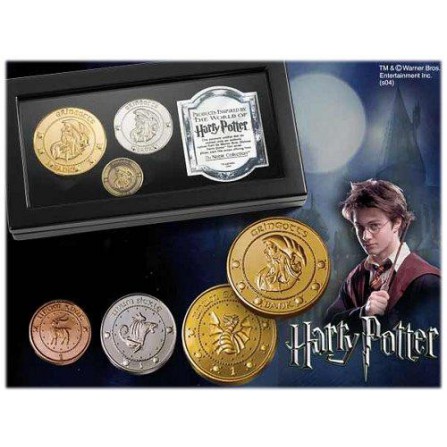 Monedas gnomos Gringotts