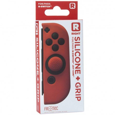 Silicona JoyCon Derecho +grips Rojo - SWI