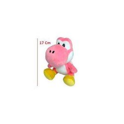 Peluche Yoshi Pink 17cm