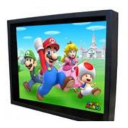 Cuadro 3D Super Mario Group Run