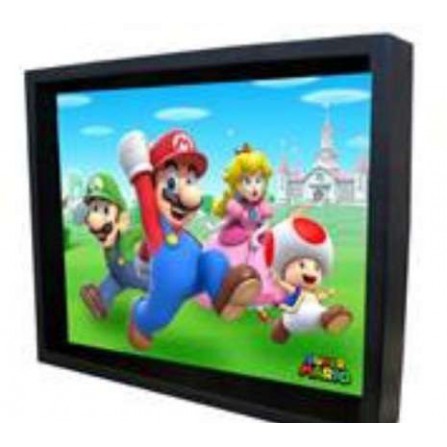 Cuadro 3D Super Mario Group Run