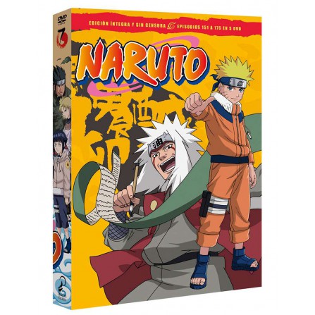 Naruto box 7 episodios 151 a 175 - DVD