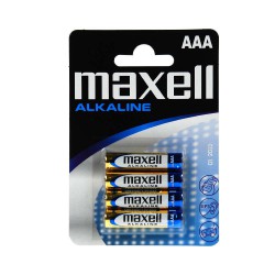 Pila Maxell LR03 AAA MN2400 Alkalin 4 Ud.