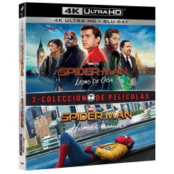 Pack spider-man: homecoming + lejos de casa (4k uhd + bd)