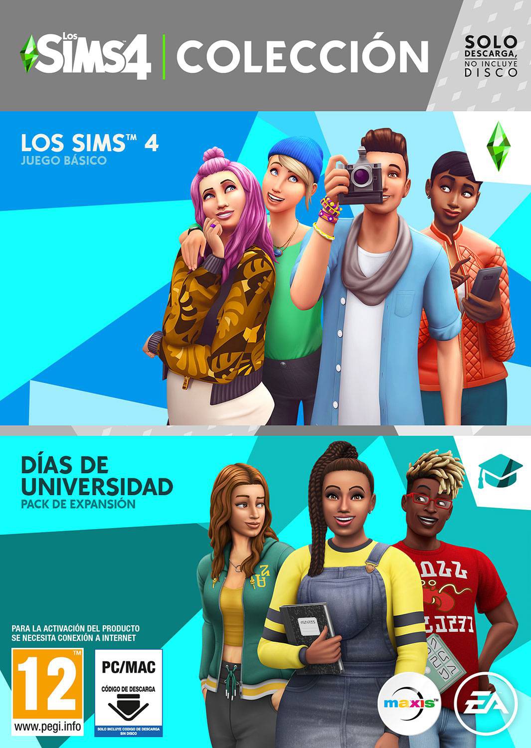 Los Sims 4 + Días de Universidad juego para PC (código descarga