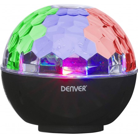 Altavoz Portátil Denver con efecto Luz de Discoteca BTL-65