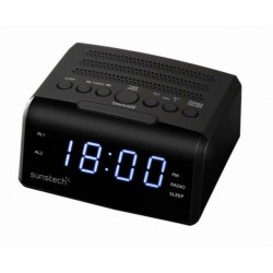 Radio Reloj Digital Susntech FRD35UBK