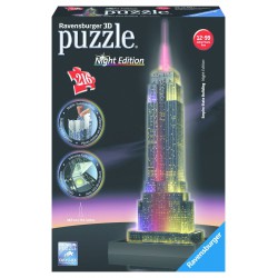 Empire State Building Iluminado Puzzle 216 piezas