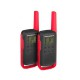 Walkie pack de 2 Uds Motorola Talkabout T62 Go Discover Rojo