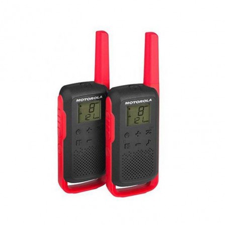 Walkie pack de 2 Uds Motorola Talkabout T62 Go Discover Rojo