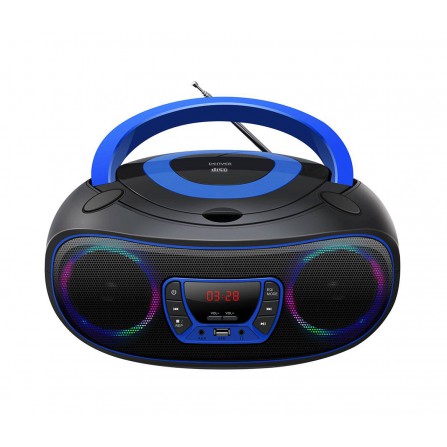 Reproductor CD con BT Denver TLC-212 Azul