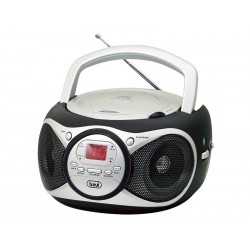 Radio CD Portátil 512 Player Negro