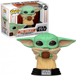 Funko Pop Yoda The Child With Cup - The Mandalorian