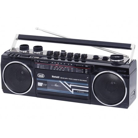 Radio Casette RET BT Trevi RR 501 BT Negro