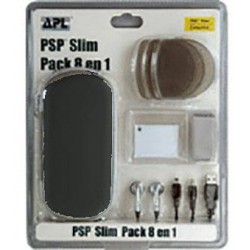 Pack PSP Slim 8 en 1 negro - PSP