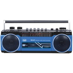 Radio Cassette Grabador TREVI RR 501 Bluetooth Azul