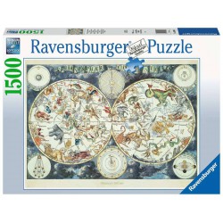 Mapa bestias miticas puzzle 1500 pz