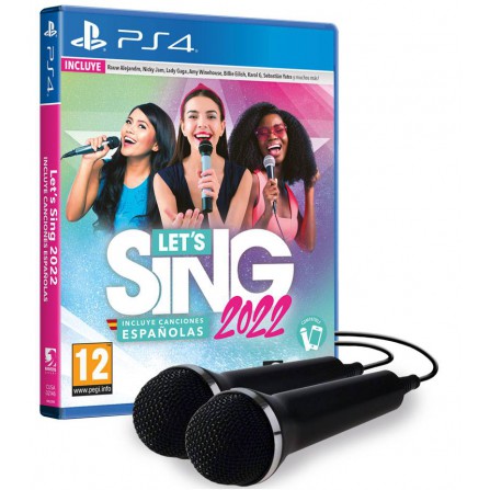 Lets Sing 2022 + 2 Micrófonos - PS4