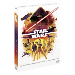 Trilogia star wars episodios 7-9 - DVD