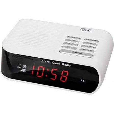 Radio Reloj Trevi RC 827D Blanco