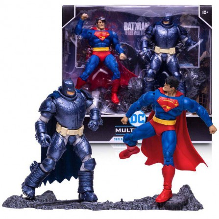 Figura Collector Multipack Superman vs. Armored Batman - DC Multiverse 18 cm