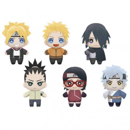 Surtido Peluches Tomonui Naruto Next Generations Boruto 12cm