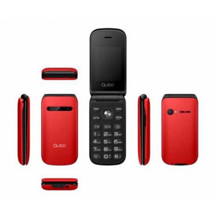Teléfono Qubo X209 2.4" Rojo