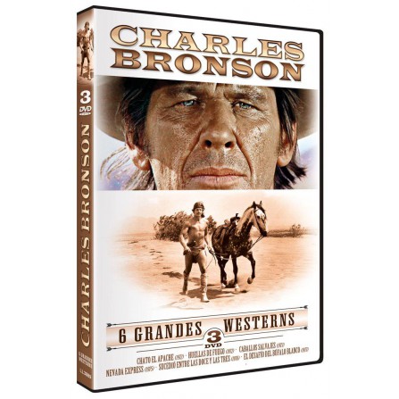 Charles Bronson: Chato el Apache + Huellas de Fuego + Caballos Salvajes + Nevada Express + Sucedió entre las 12 y las 3 + El Des