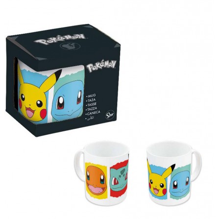 Taza de cerámica de 325 ml en caja regalo de Pokemon