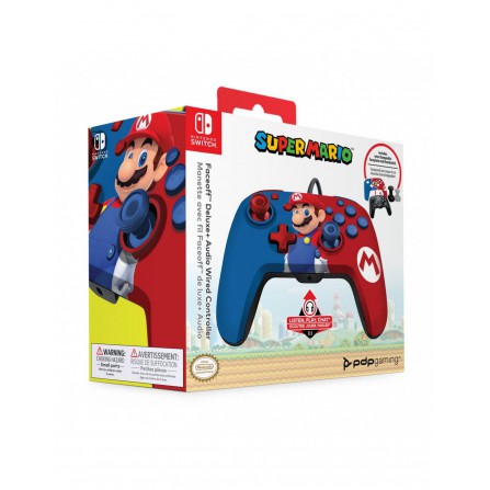 Contoller wired Faceoff Deluxe Mario - SWI