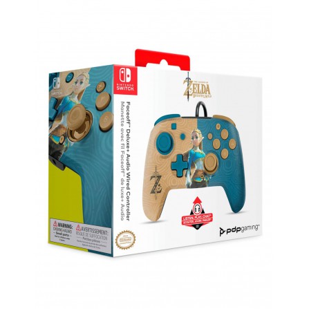Contoller wired Faceoff Deluxe Zelda Breath of the Wild - SWI