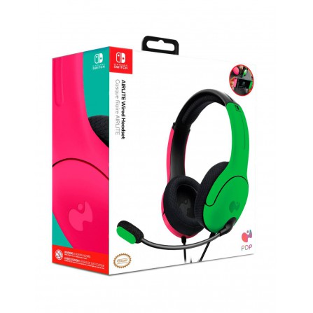 Headset LVL40 wired rosa y verde - SWI