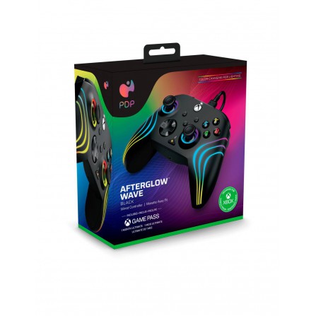 Controller wired Afterglow Wave Negro - XBSX