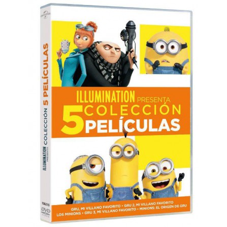 Minions 1-2 + gru: mi vill 1-3  - DVD