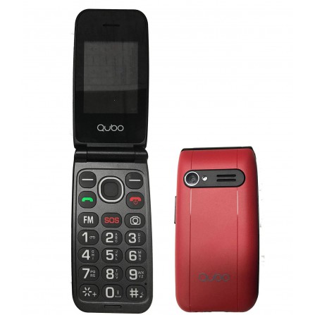 Teléfono Qubo Neo NW Rojo 2,4”