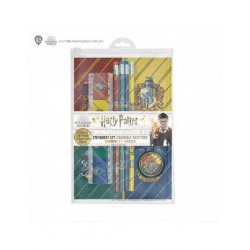 Harry Potter - Set Papeleria - Lapiceros, Cuaderno, Sacapuntas Y
