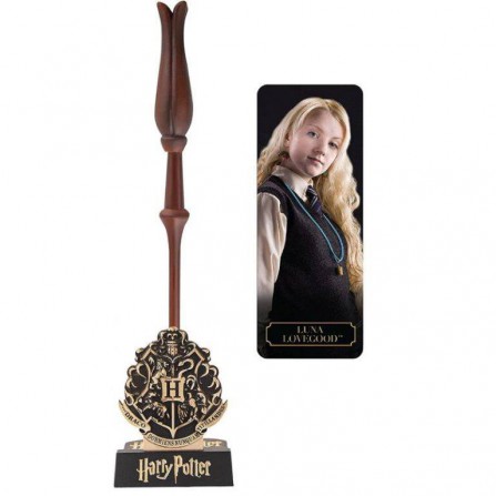 Harry Potter - Varita - Boligrafo Varita Luna Lovegood Con Stand