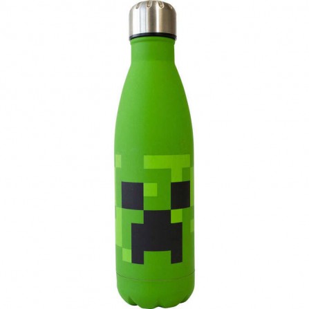 Minecraft - Botella - Creeper Face Con Tacto Suave