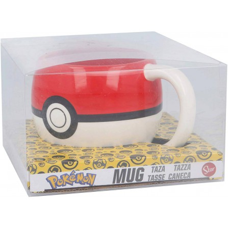 Pokemon - Taza 3D - Pokeball En Caja 