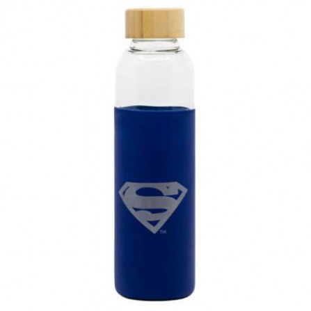 Superman - Botella - Funda De Silicona 585 Ml