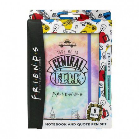 Friends - Papeleria - Set De Cuaderno Y Boli 
