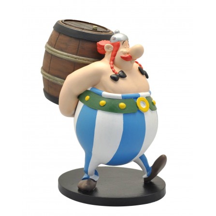 Figura de Coleccionista - Obelix Y Su Barril
