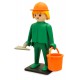 Figura de Coleccionista Vintage Playmobil: El Trabajador De La Construcció