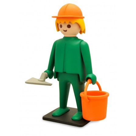 Figura de Coleccionista Vintage Playmobil: El Trabajador De La Construcció
