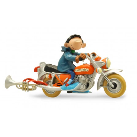Figura de Coleccionista Gaston en Moto Sapetoku