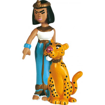 Figura Cleopatra Con Su Pantera