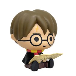 Figura Hucha Chibi Harry Potter y El Mapa del Merodeador